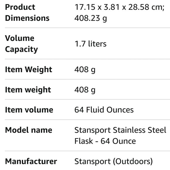 Stainless Steel Novelty Flask Canteen - Picture 4 of 16